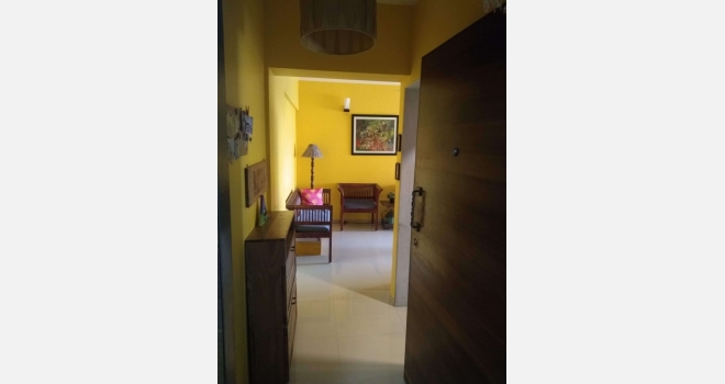 2 BHK rental flat in Nahar Amrit Shakti, Chandivali fully furnished on higher floor and garden facing